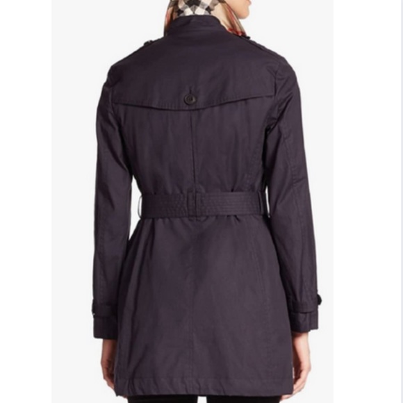 Burberry Brit Navy Fenton Trench - Picture 3 of 9